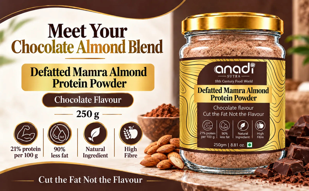 Defatted Mamra Almond  Protein Powder | 250 gm