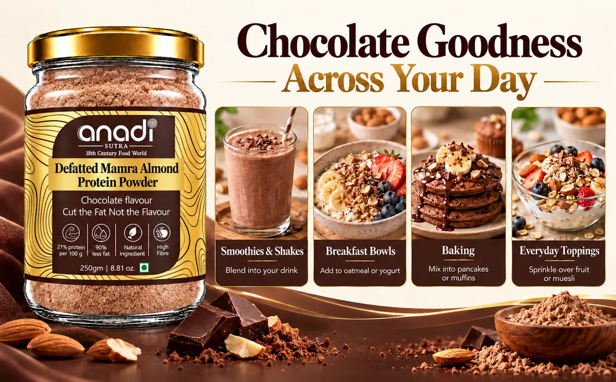 Defatted Mamra Almond  Protein Powder | 250 gm