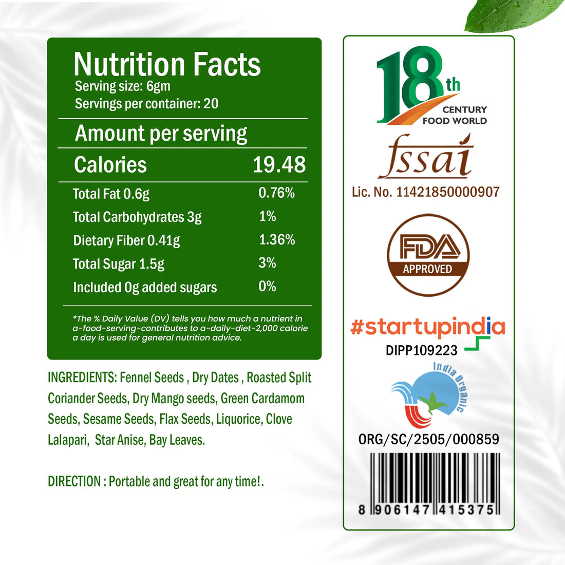 Natural Mukhwas | 120 gm