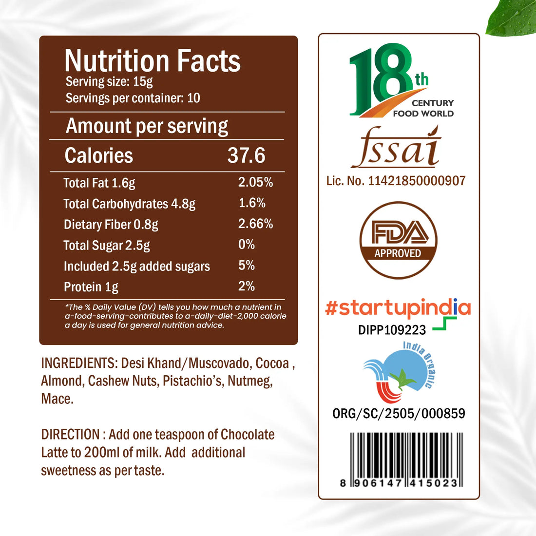 Chocolate Latte | 150 gm