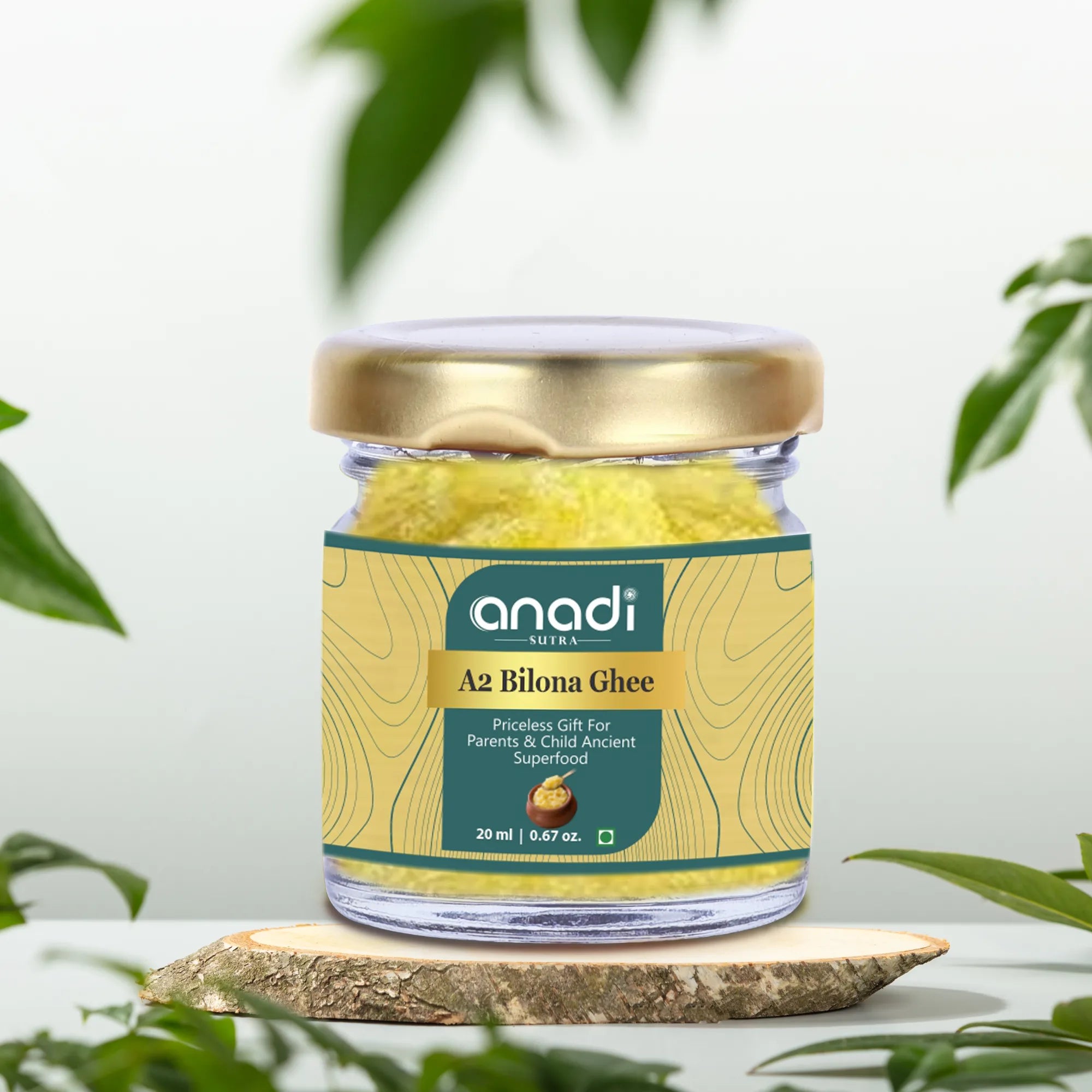 Bilona Ghee 20 ml | Ghrit/गाय का घी | 100% Pure Desi Cow Ghee | Supernutritious Elixir