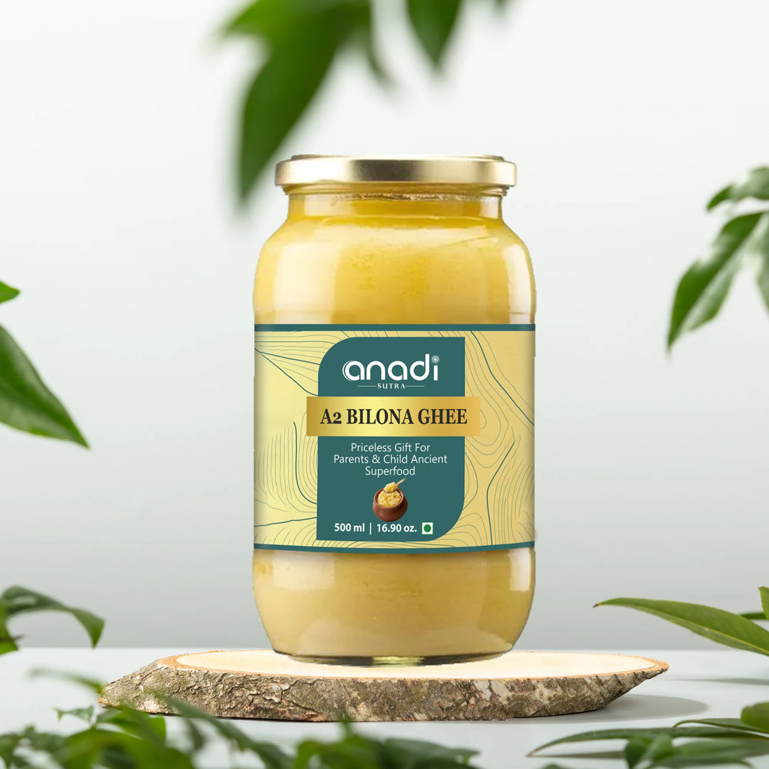 Bilona Ghee 500 ml | Ghrit/गाय का घी | 100% Pure Desi Cow Ghee | Supernutritious Elixir