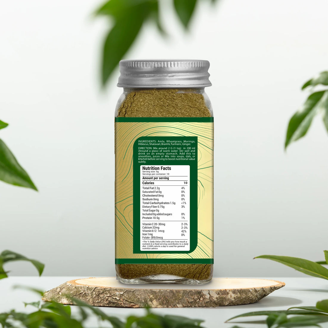 B12 Herbs 50 gm | Daily dose of essential Vitamin B12 | 100% plant-based sources | Add this to smoothies, juices or Mix into soups, dals, or khichdi