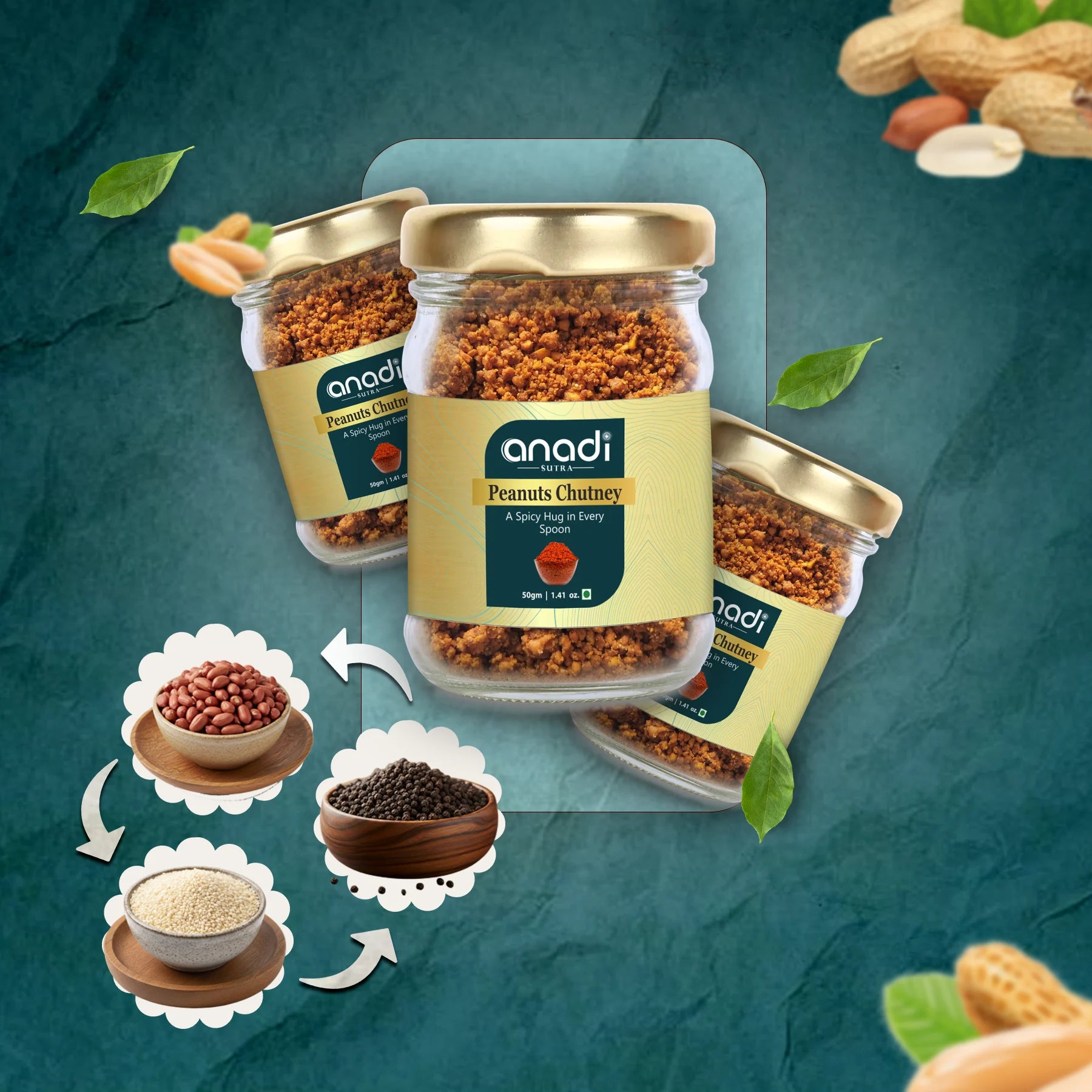 Peanuts Chutney 50 gm