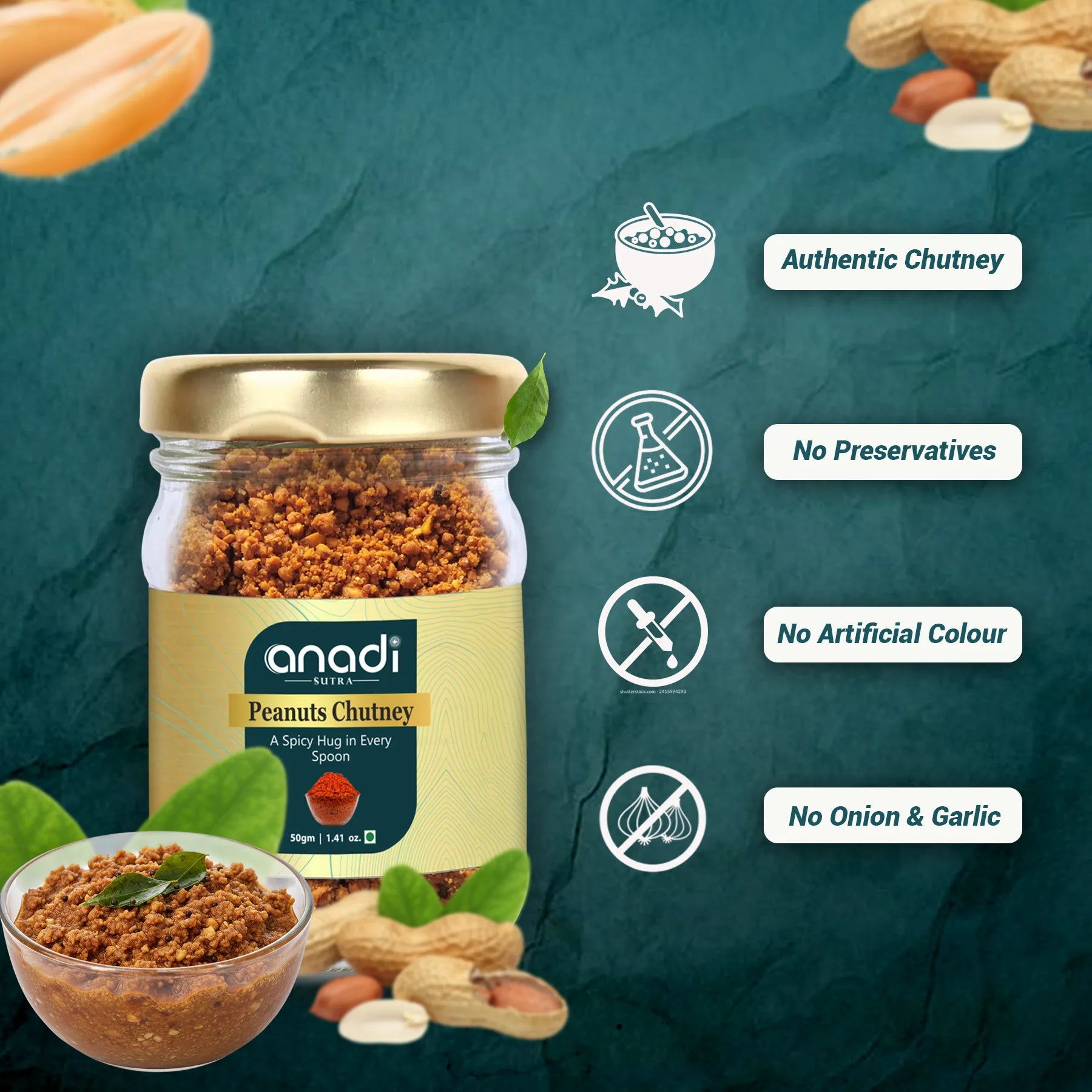 Peanuts Chutney 50 gm