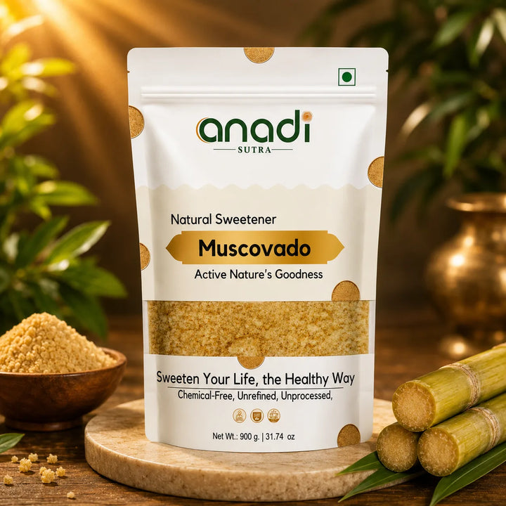 Desi khand muscovado sweetener pouch, 900 g, resealable bag