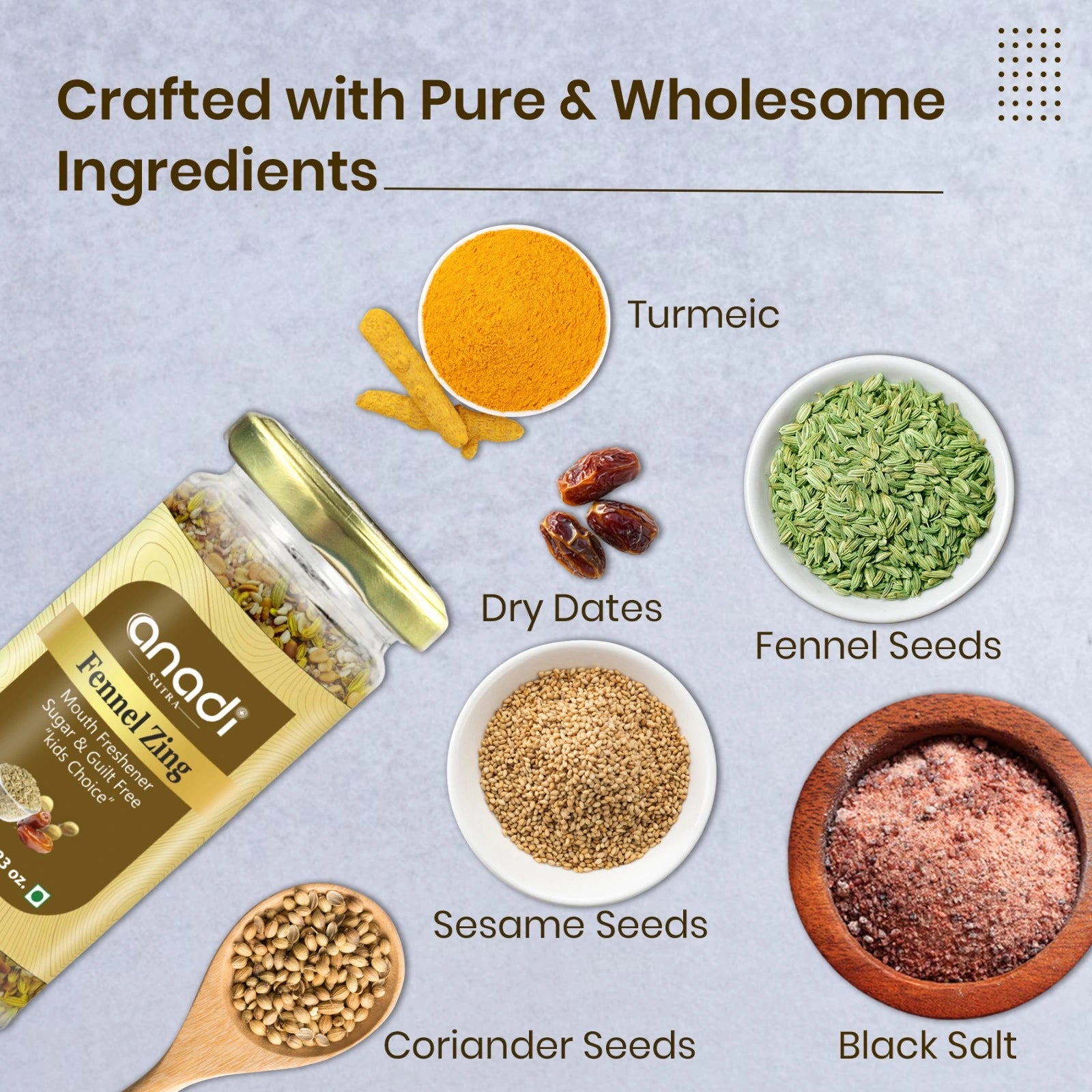 Fennel Zing 120 gm | Premium Mukhwas Blend