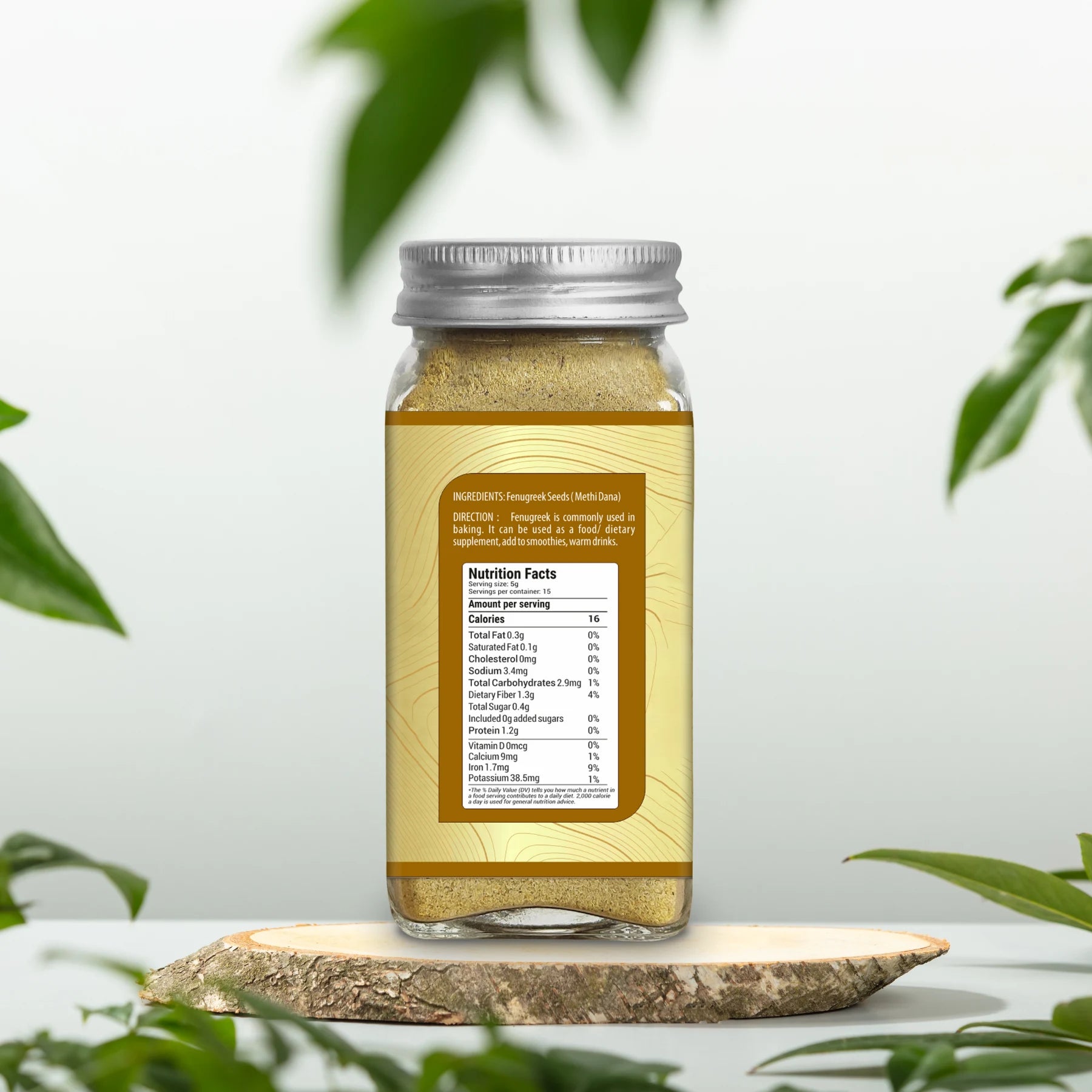 Fenugreek (Methi Dana) Powder 75 gm | Detox Body & Improve Efficiency | Lowers Sugar Level | Stomach Soothing | Mitigates Hair Fall | Support Skin Nourishment