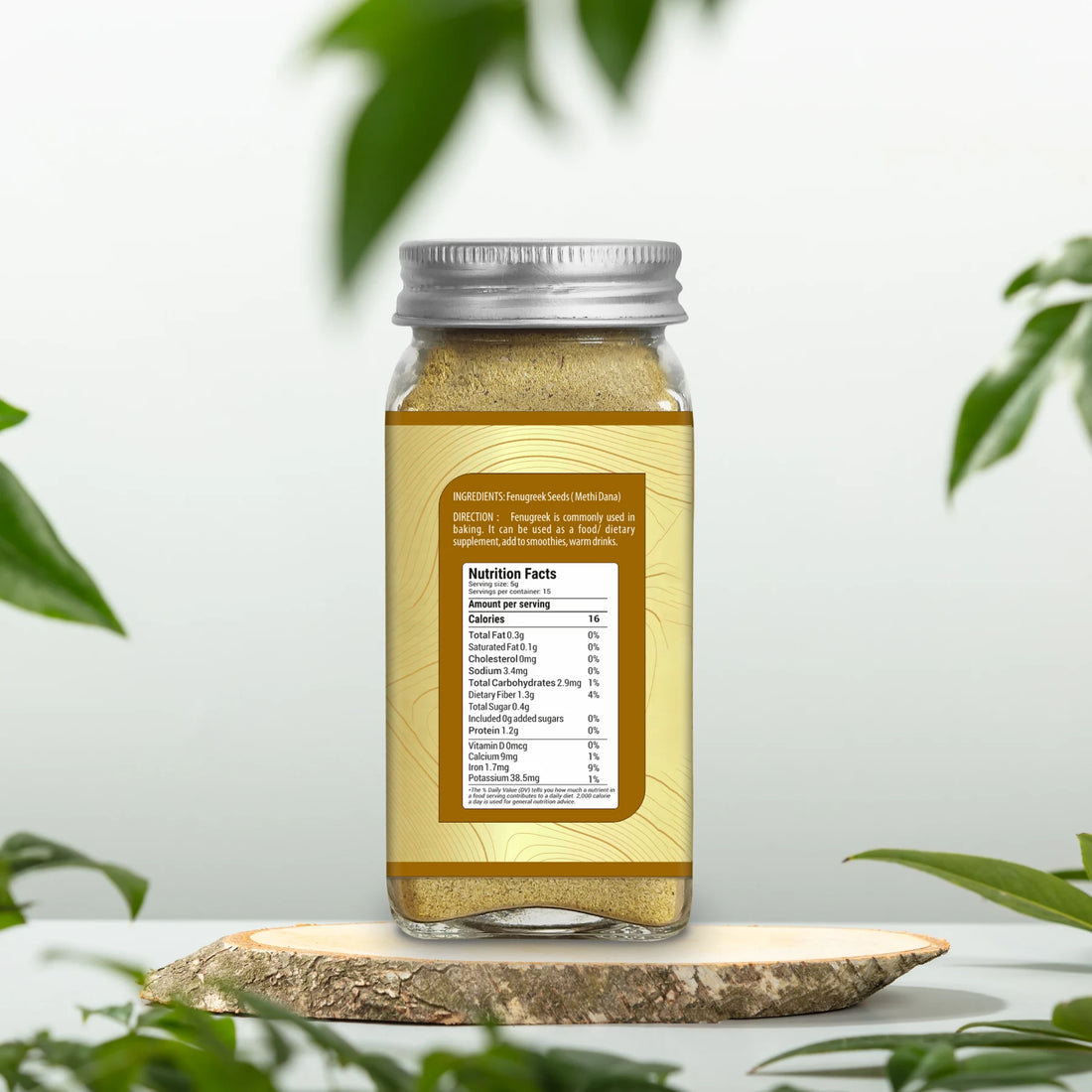 Fenugreek (Methi Dana) Powder 75 gm | Detox Body & Improve Efficiency | Lowers Sugar Level | Stomach Soothing | Mitigates Hair Fall | Support Skin Nourishment