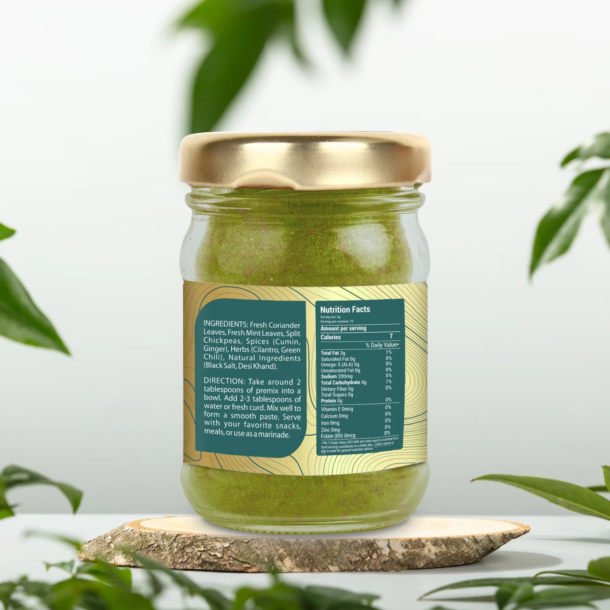 Instant Green Chutney | Ready in 30 Seconds | 100% Natural | Add bold Indian flavor anytime, anywhere