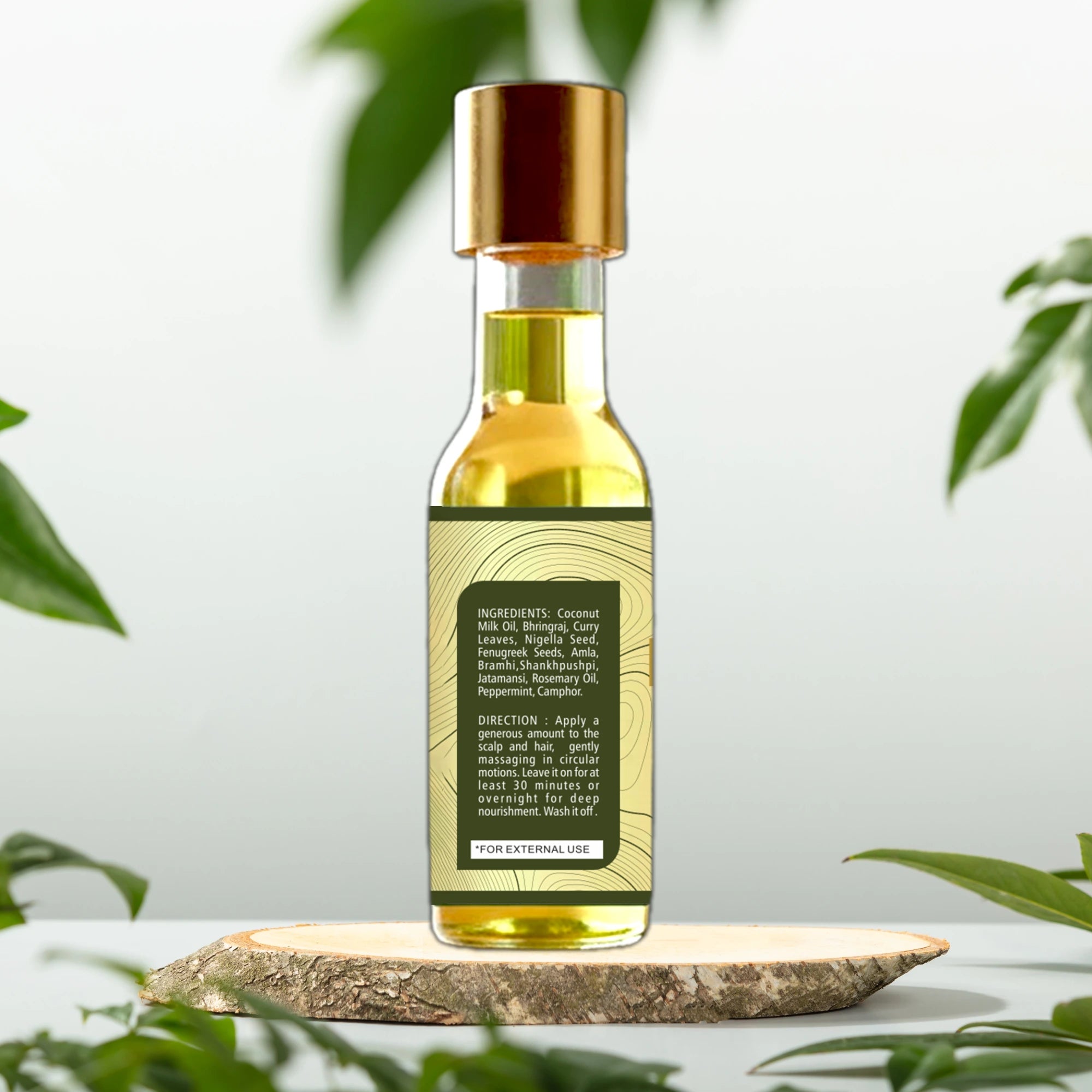Herblixir Hair Oil 20 ml | 100% Pure Cold Crushed Oil |  Nature’s Deep Nourishment for Healthier Shine
