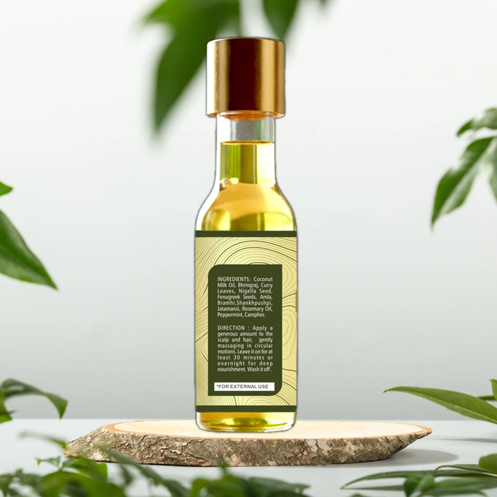 Herblixir Hair Oil 20 ml | 100% Pure Cold Crushed Oil |  Nature’s Deep Nourishment for Healthier Shine