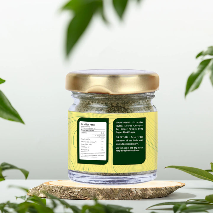 Immune Herb 20 gm | Pure Himalayan Chirayata / Kutki Herbal Blend | Pure Natural Herb