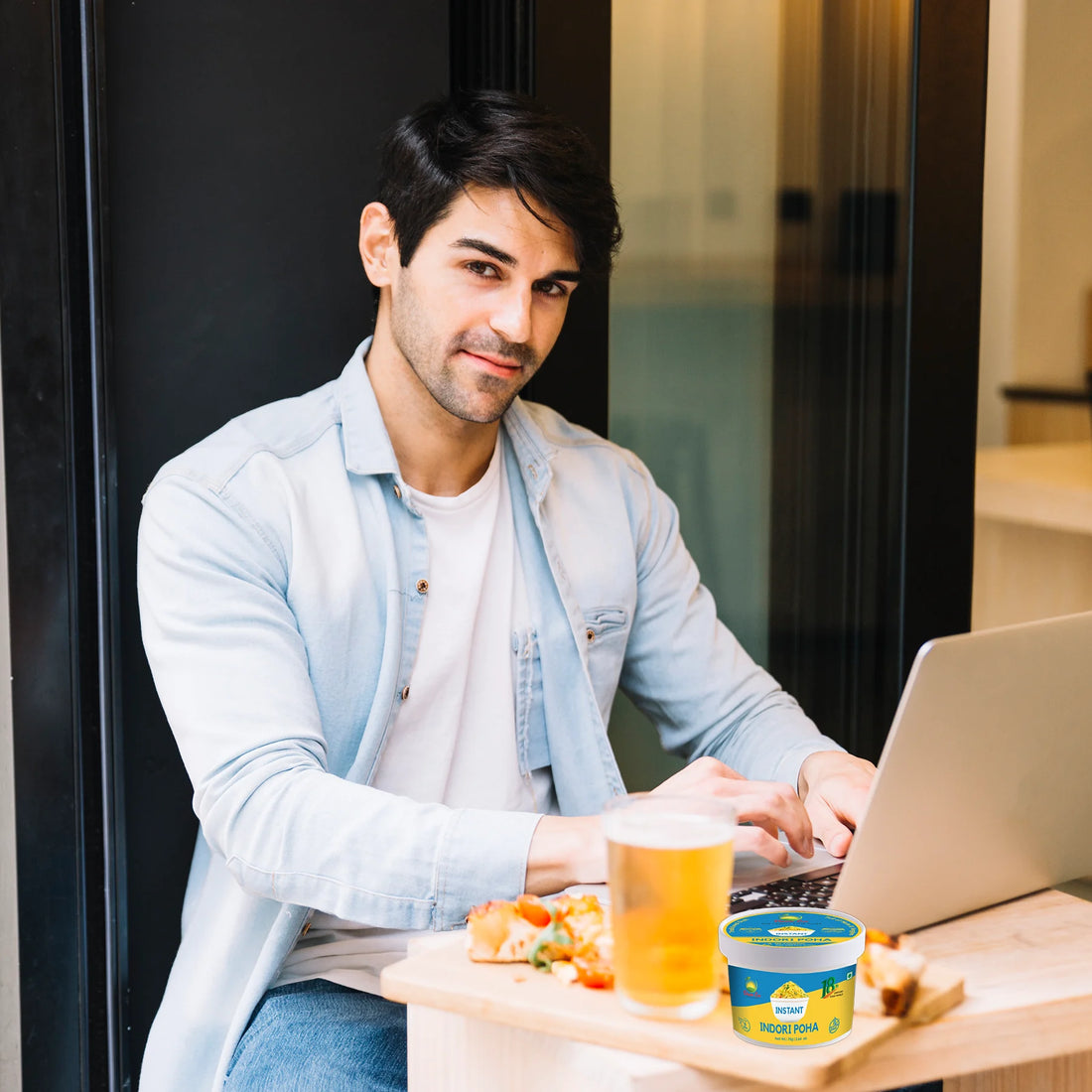 Instant Poha Mix 75 gm | Wholesome Breakfast, Preservative-Free | Pre-Roasted | Red Chili Free | No Refined Sugar | No Palm Oil