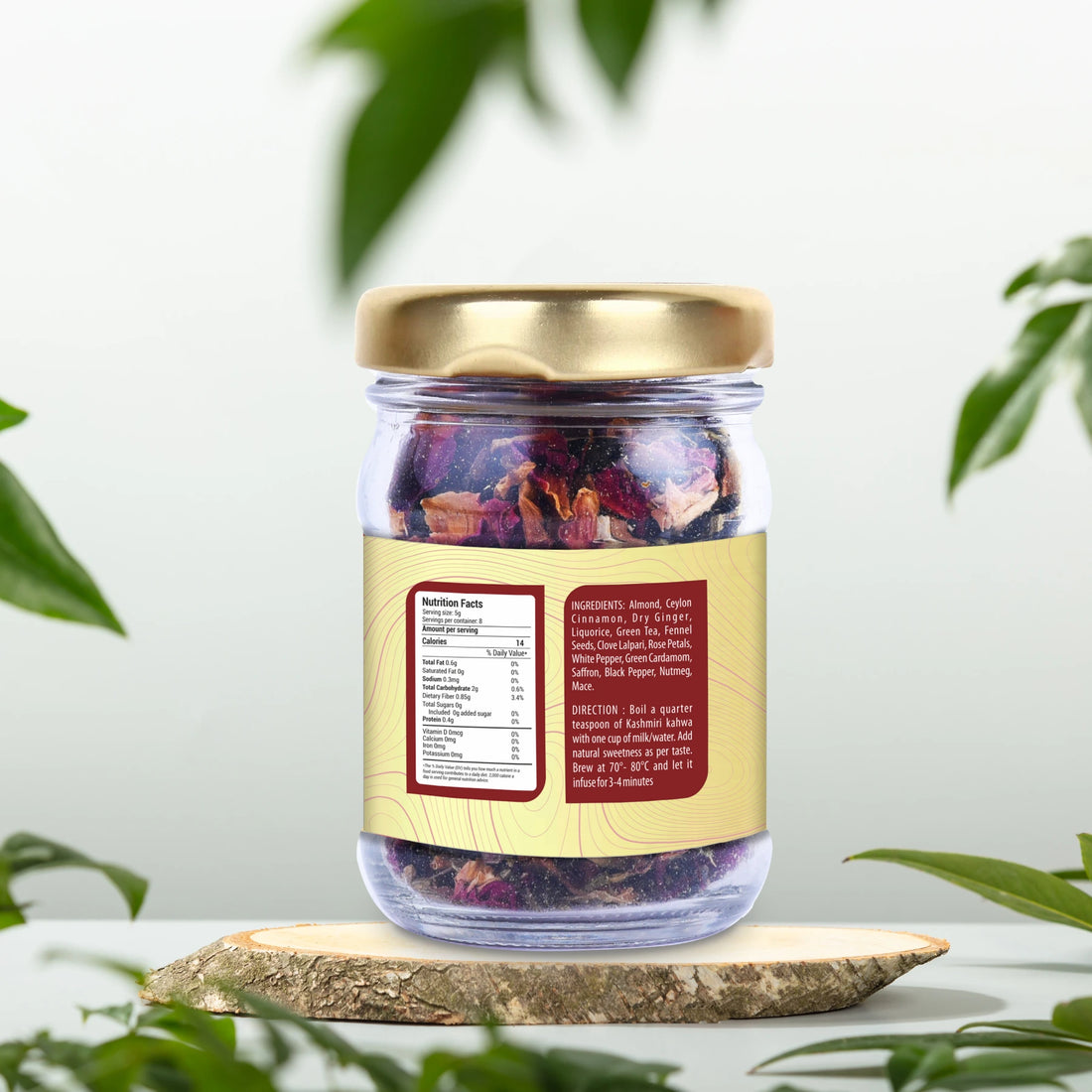 Kashmiri Kahwa 40 gm | Refreshing and Original | Immunity Booster Tea | Natural Detox Drink