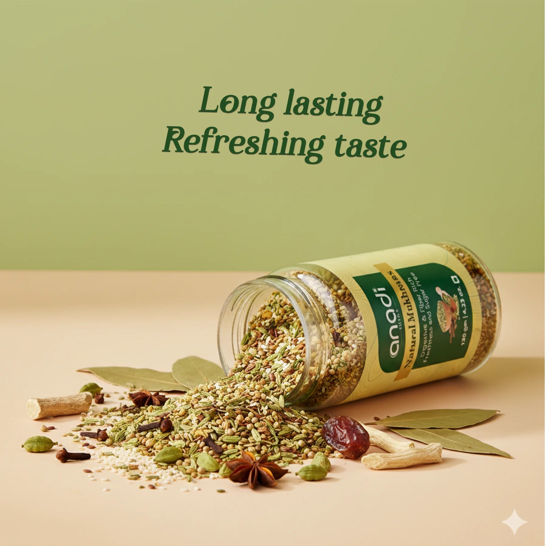 Natural Mukhwas 120 gm | Saliva Booster | Ancient Mouth Freshener