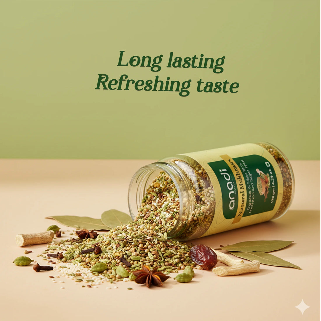 Natural Mukhwas 120 gm | Saliva Booster | Ancient Mouth Freshener