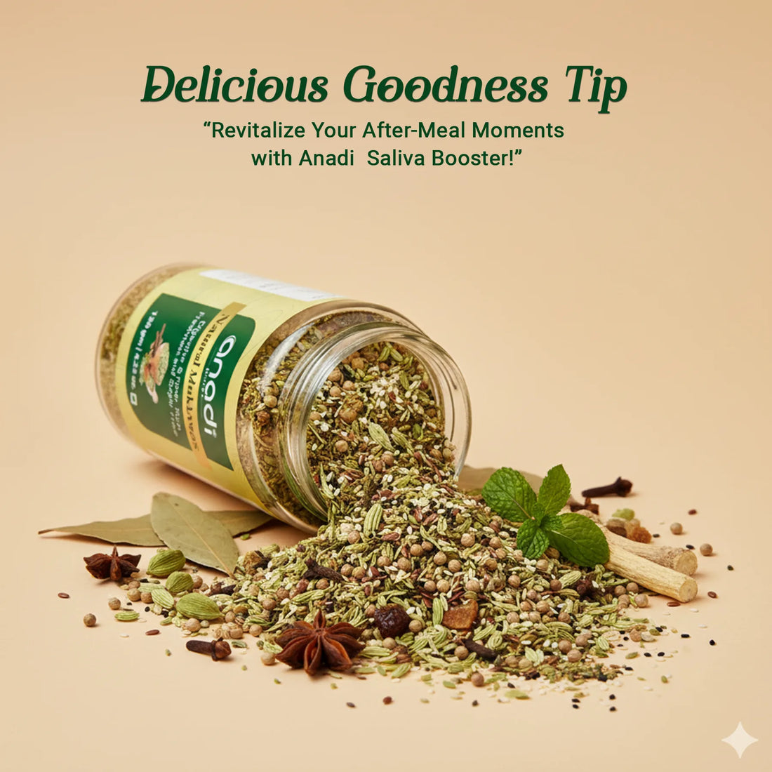 Natural Mukhwas 120 gm | Saliva Booster | Ancient Mouth Freshener