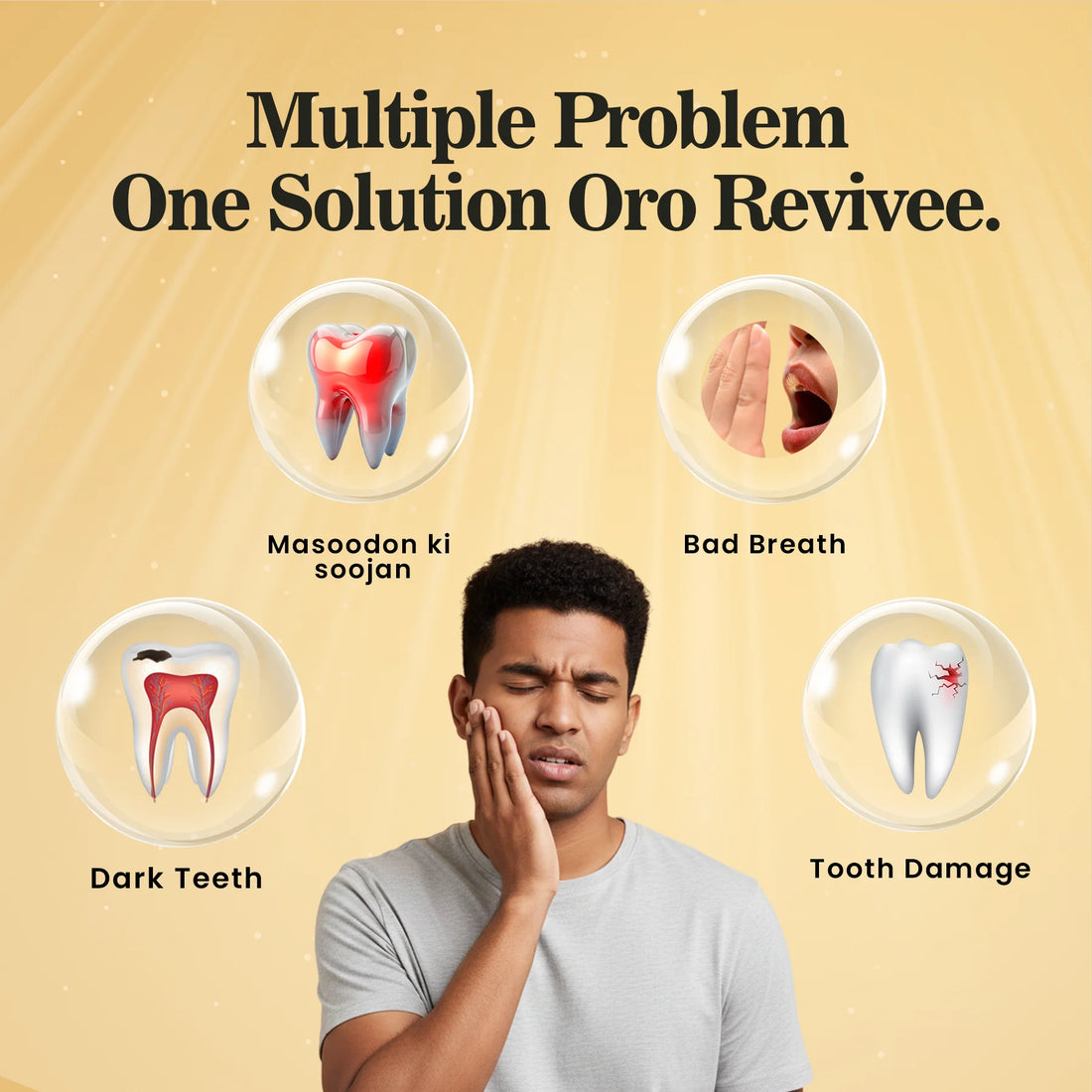 Oro Revivee 20 gm | Neem Datun Inspired Formula Tooth Powder