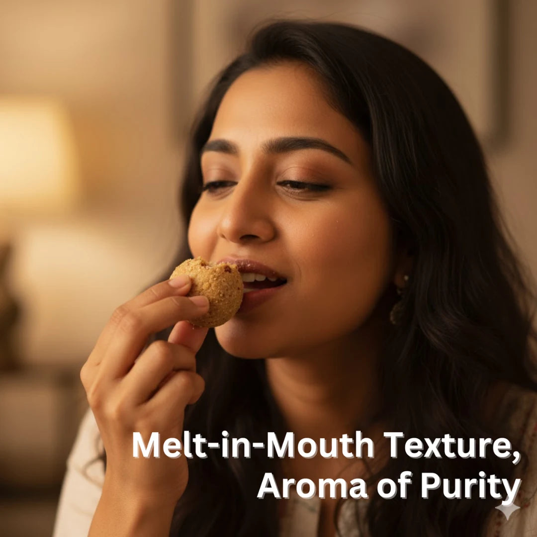 Panjiri Ladoo 200 gm | Made with Coriander Seeds Powder | Home Made Taste | No Refined Sugar