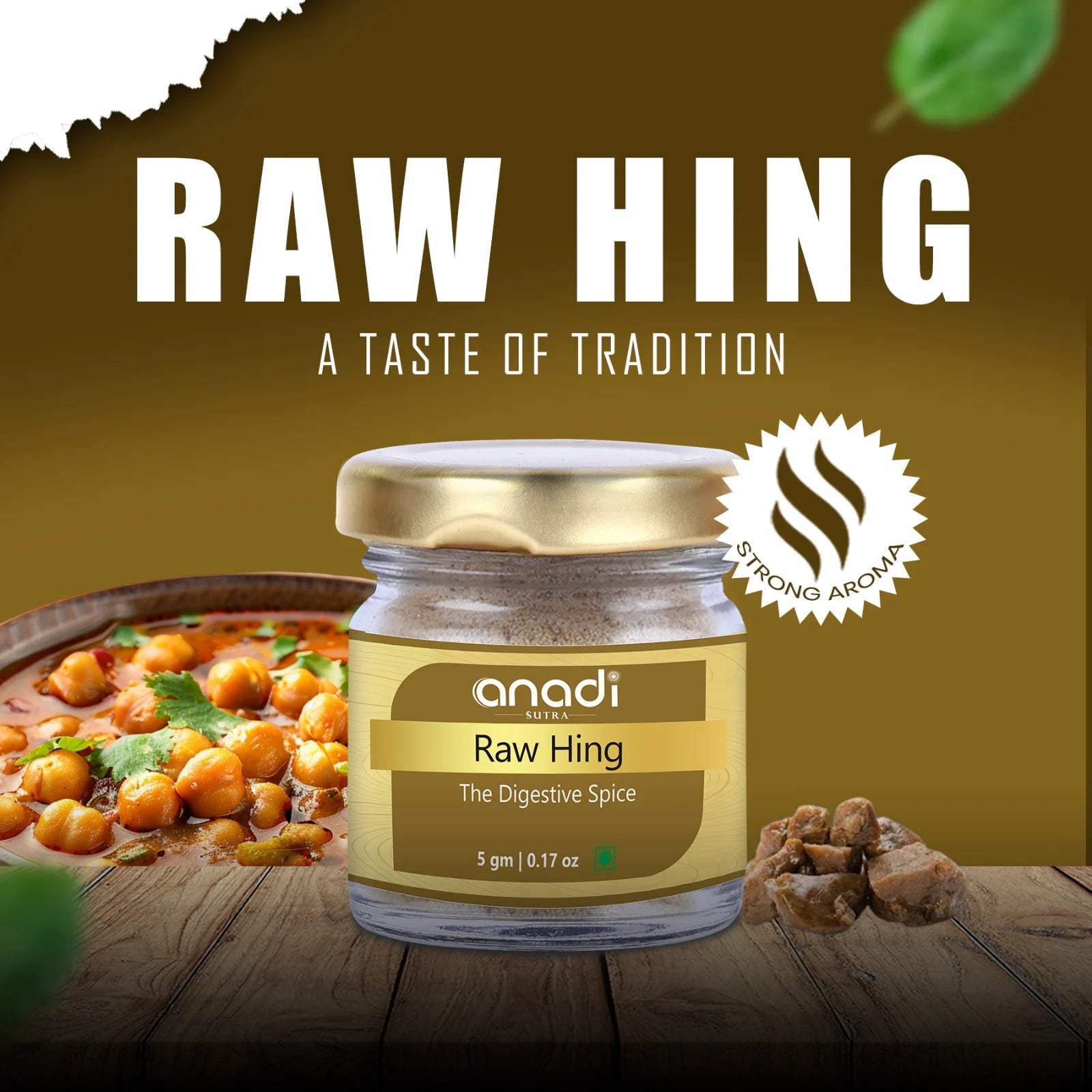 Pure Raw Hing | High Potent Strong Asafoetida | Adulteration-Free | Aromatic Treasure Prolongs Food’s Freshness