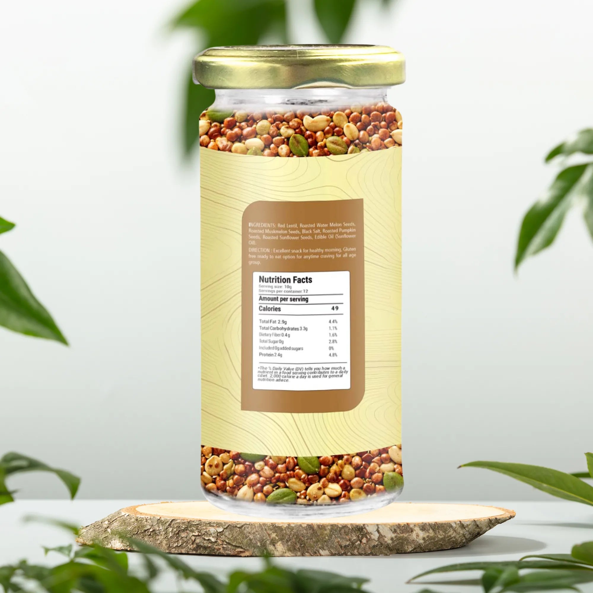 Roasted Seed Mix 120gm | Millet & Seed Mix with Natural Ingredients