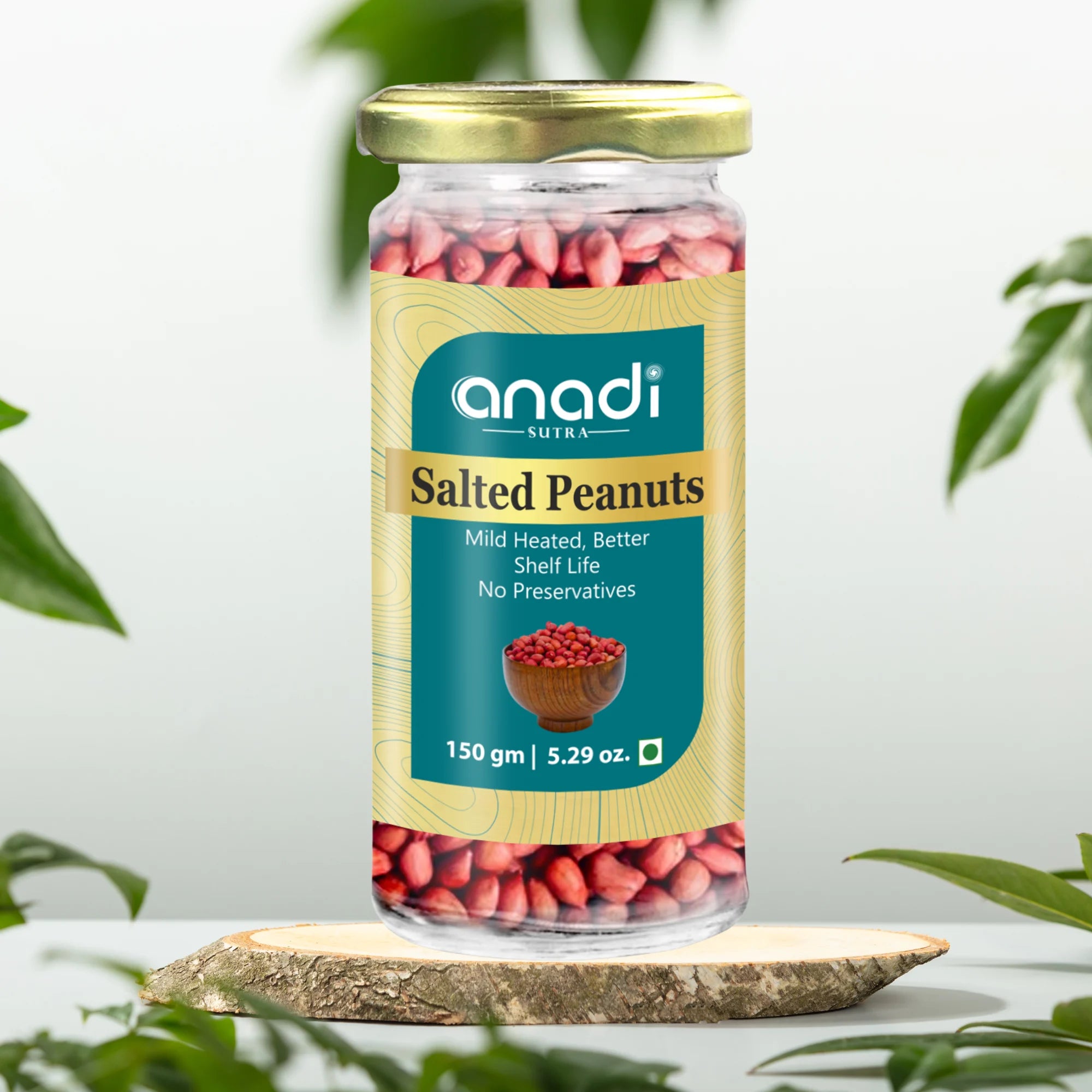 Desi Salted Peanuts 150gm – Crunchy Power Snack for Natural Energy