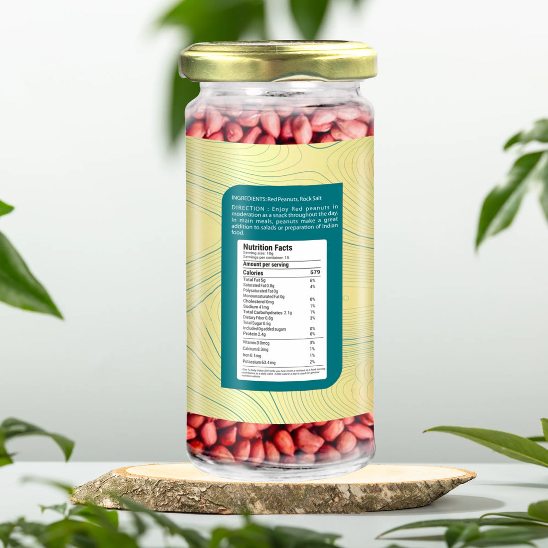 Desi Salted Peanuts 150gm – Crunchy Power Snack for Natural Energy