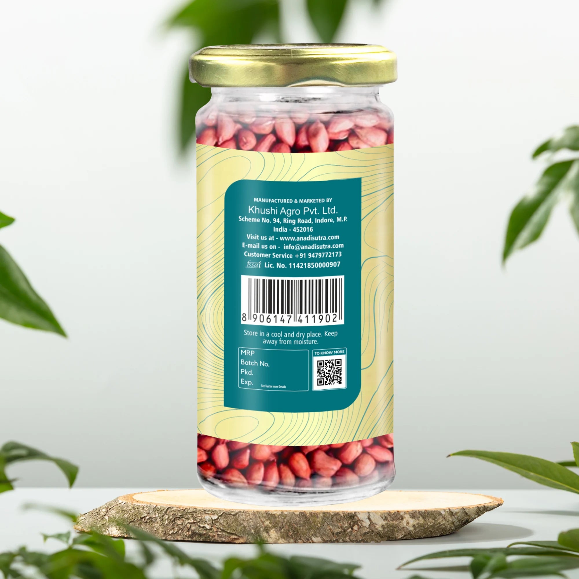 Desi Salted Peanuts 150gm – Crunchy Power Snack for Natural Energy