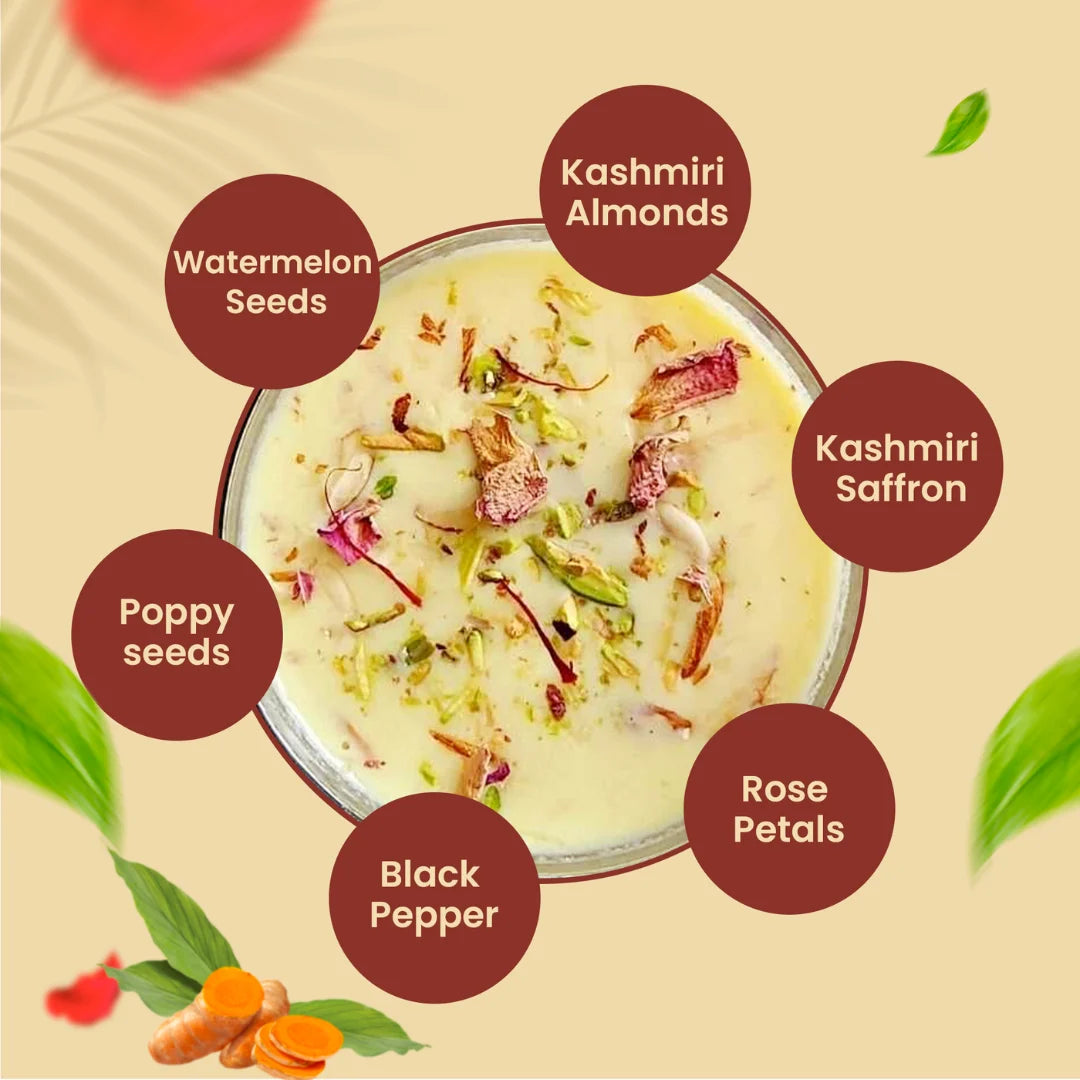 Freeze Dried Thandai 50 gm |  1st time in India | World’s Best Asli Thandai | 100% Natural | Luxurious Drink / Beverage | Goodness of Muscovado