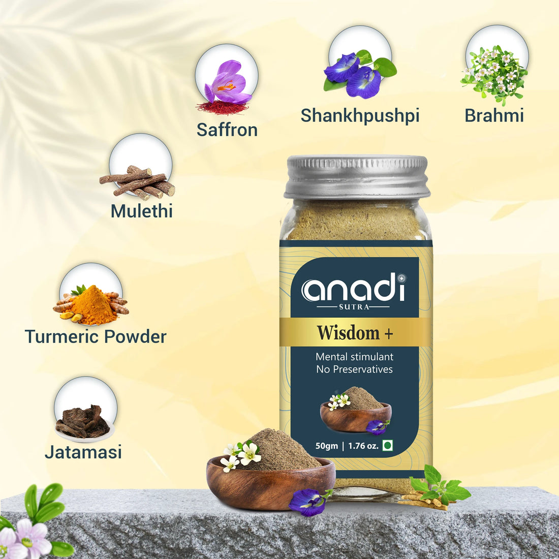 Wisdom+ 50 gm | Cognitive Excellence