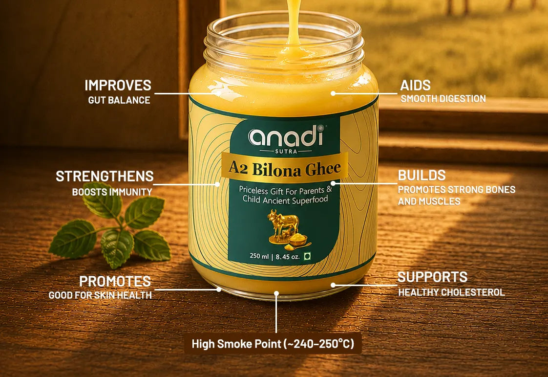A2 Bilona Ghee | 20 ML | 250 ML | 500 ML | 1 L