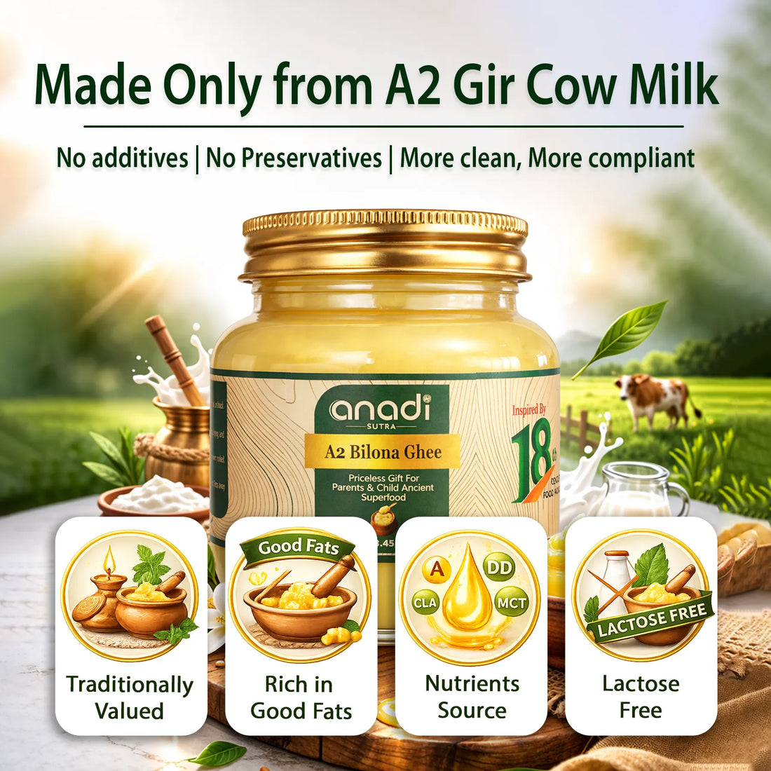 A2 Bilona Ghee | 250 Ml