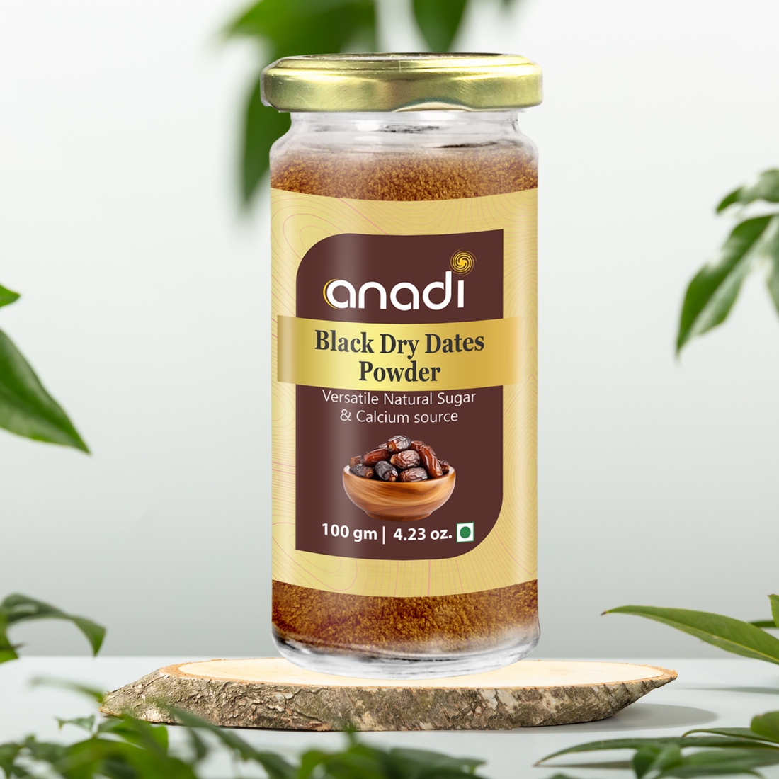 Black Dry Dates Powder 100 gm | 100% Natural Kharek Powder | No Added Sugar | Vegan & Gluten-Free