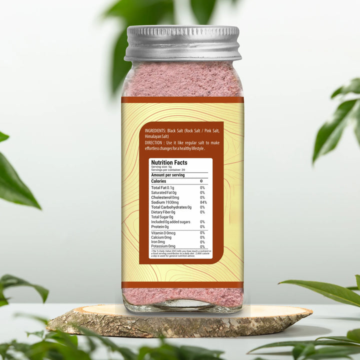 Black Salt 100 gm | Rock Salt | Natural Kala Namak | Preferable Over White Salt