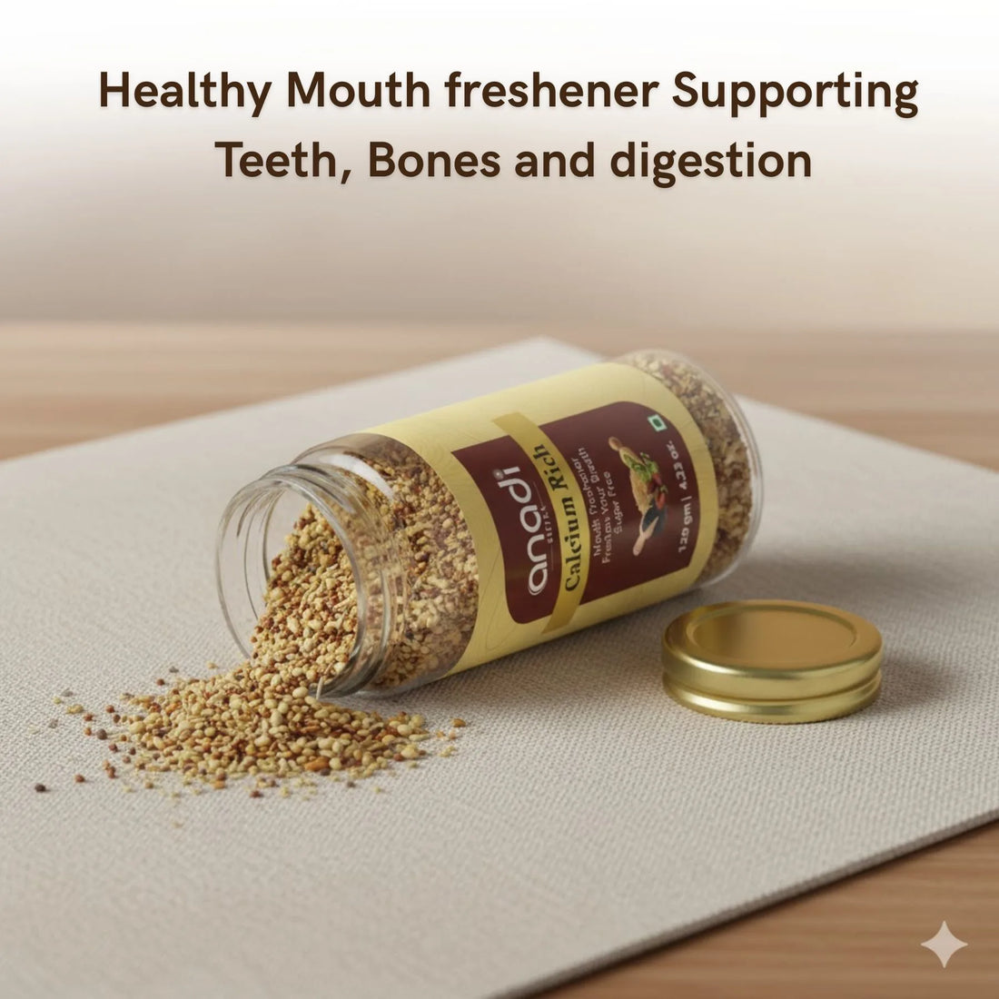 Calcium Rich 120 gm | Fiber-Rich ingredients | Ancient Mouth Freshener