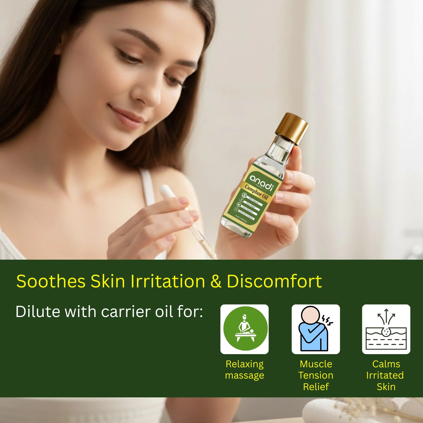 Camphor Oil 15 ml | Pure kapur oil