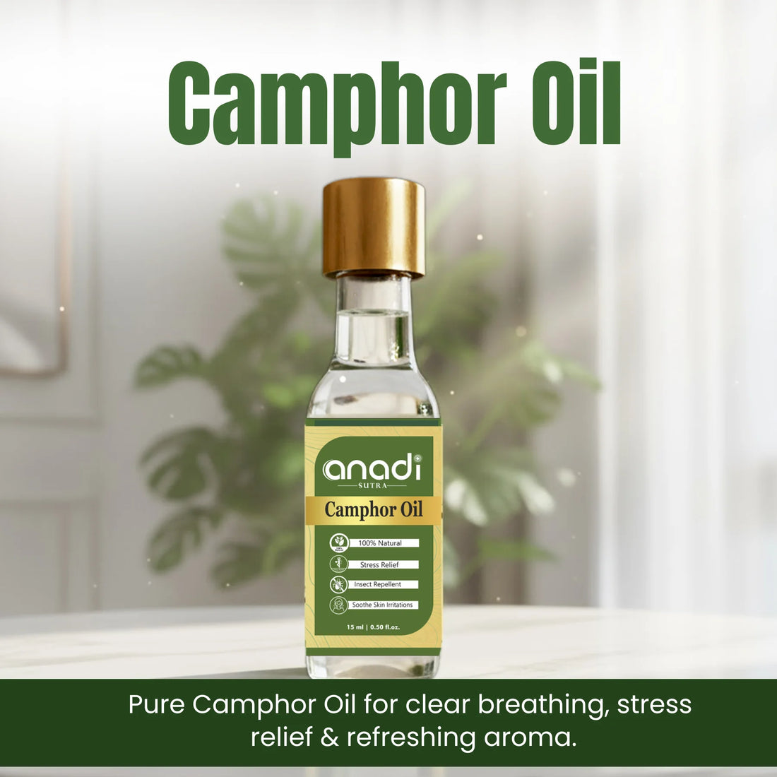 Camphor Oil 15 ml | Pure kapur oil