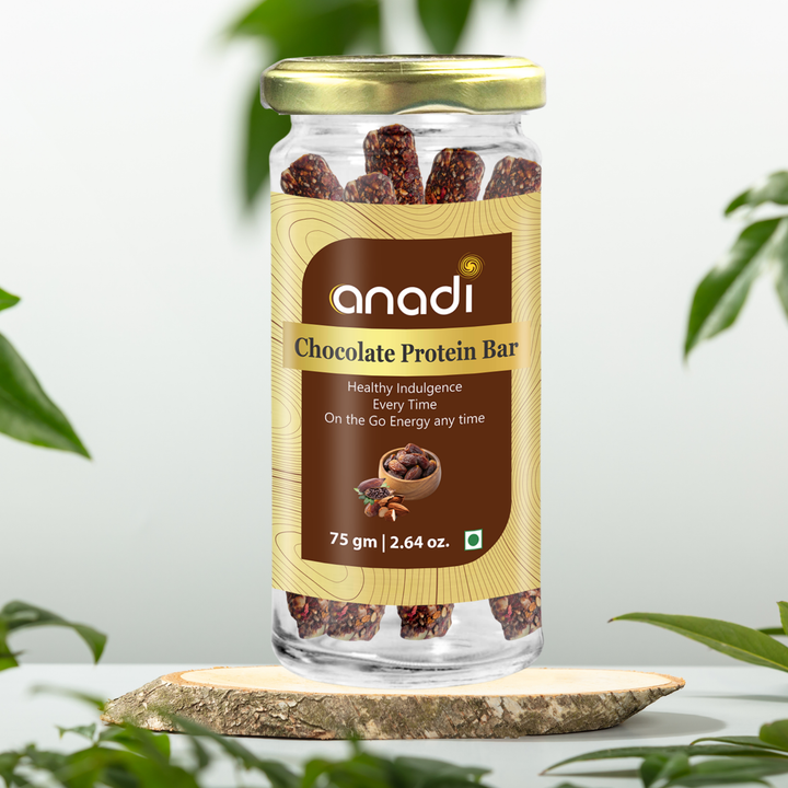 Chocolate Protein Bar 75 gm | Natural Energy Bars | No Added Sugar