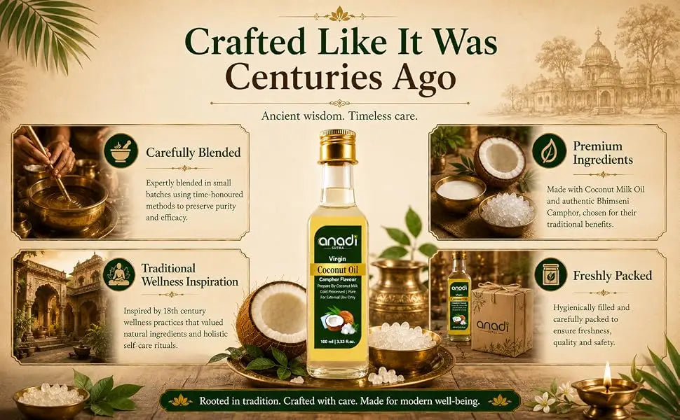 Virgin Coconut Camphor Oil | 20 ml | 100 ml