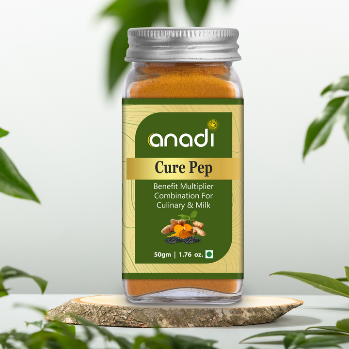 Cure Pep 50 gm | Turmeric Black Pepper Tea | Increases Curcumin Absorption in Body By 1000x