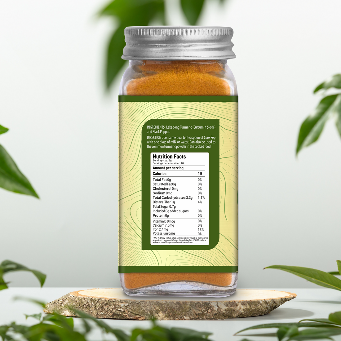 Cure Pep 50 gm | Turmeric Black Pepper Tea | Increases Curcumin Absorption in Body By 1000x