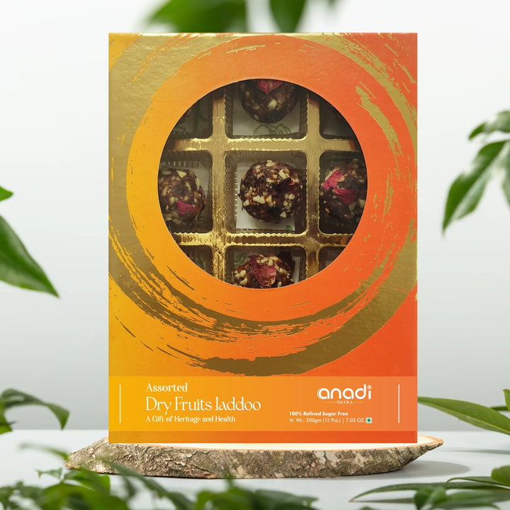 Dryfruits Ladoo 200 gm | Made with Top Grade Mejdool Dates, Dryfruits | Pure Home Made Taste | No Refined Sugar | Provides sustained energy | Antioxidants combat oxidative stress | Aids digestion
