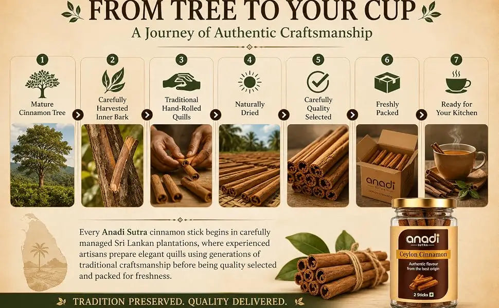Ceylon Cinnamon Sticks | 2 Sticks