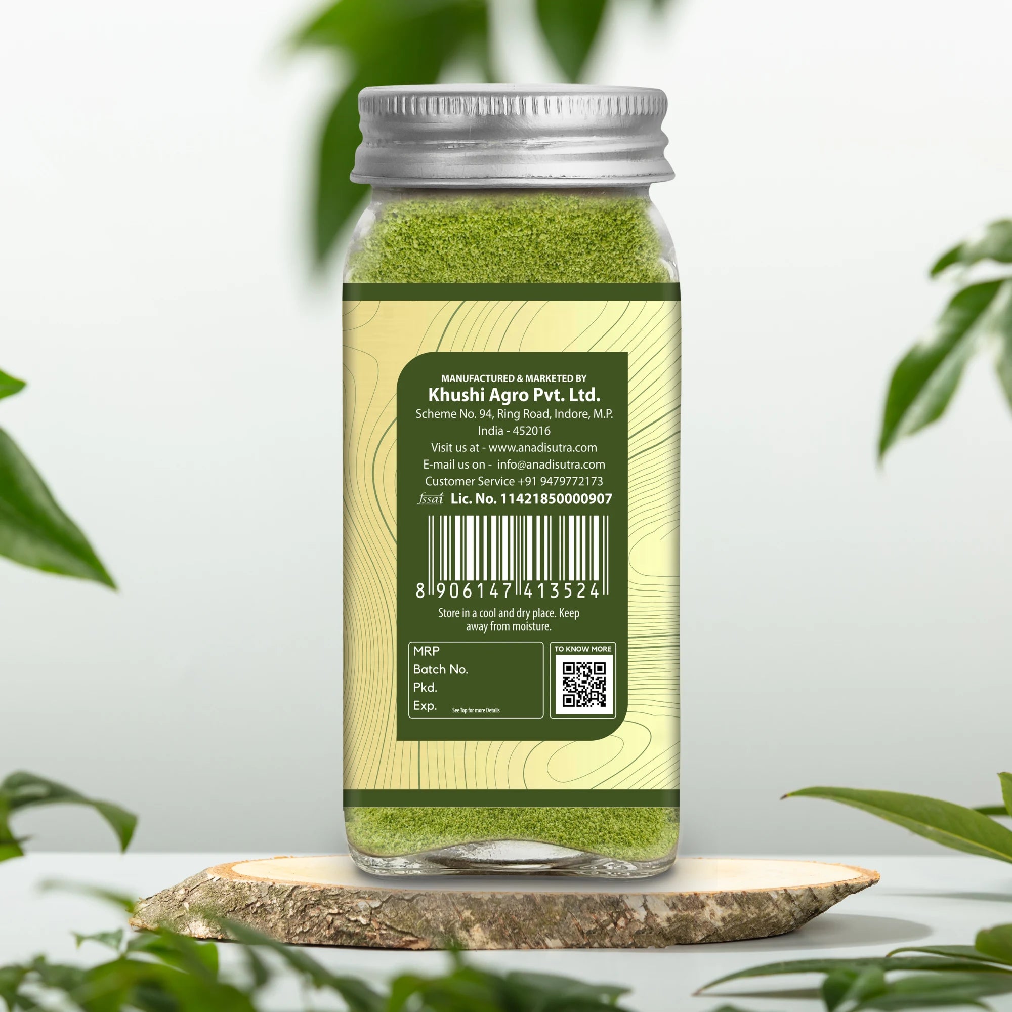 Green Coriander Leaf Powder 50 gm | Aids Digestion | Acts As a Blood Purifier | Enhancing Appetite | Distinctive Flavor | Dhaniya Patti Powder