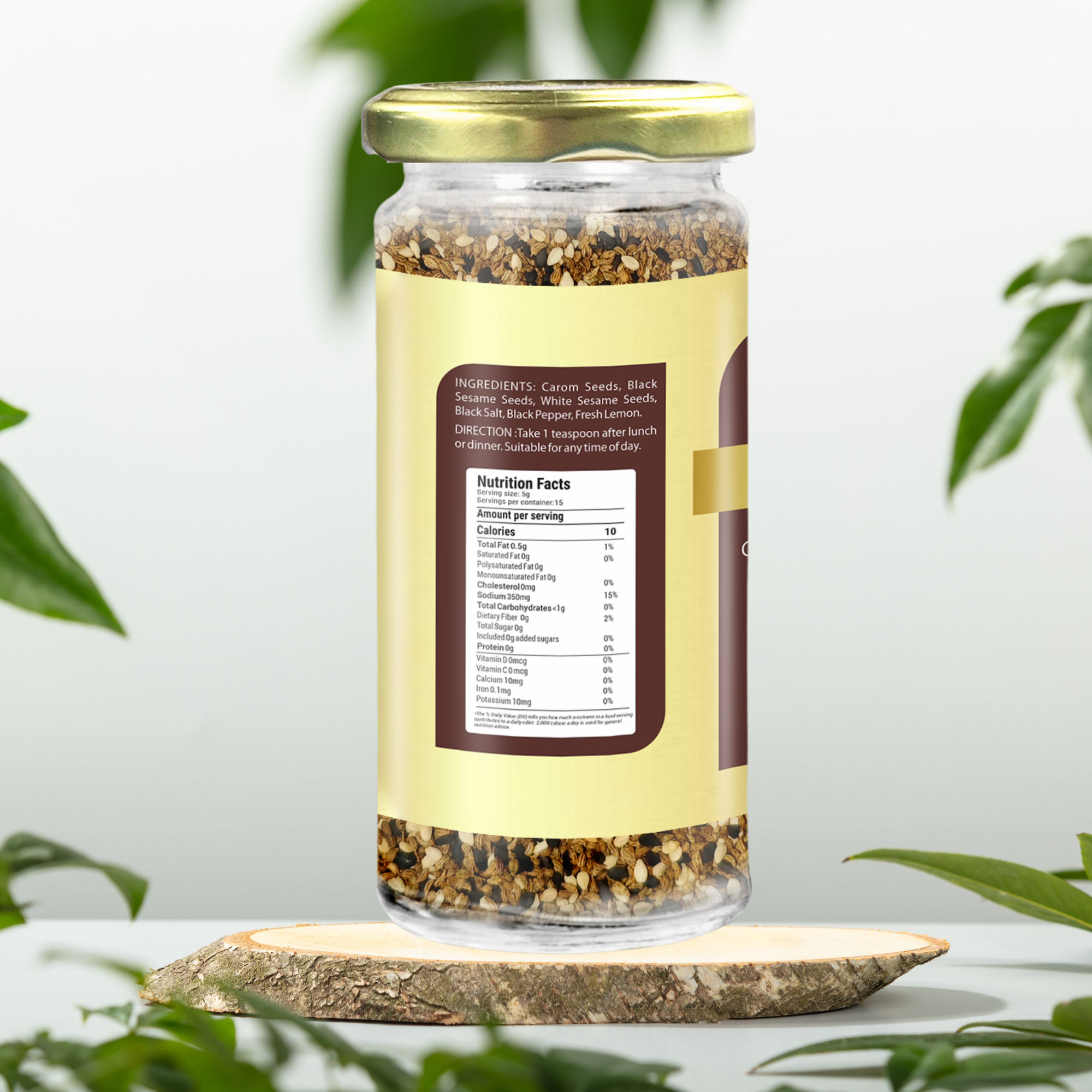 Gut Ease 120 gm | Roasted Ajwain Mukhwas | Digestive Aid | Ancient Mouth Freshener