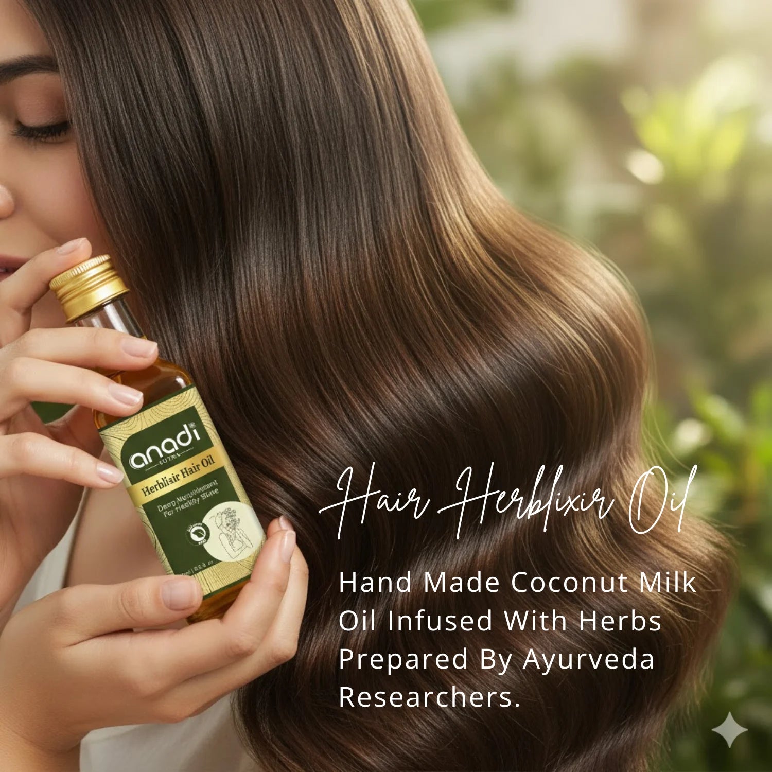 Herblixir Hair Oil 20 ml | 100% Pure Cold Crushed Oil |  Nature’s Deep Nourishment for Healthier Shine