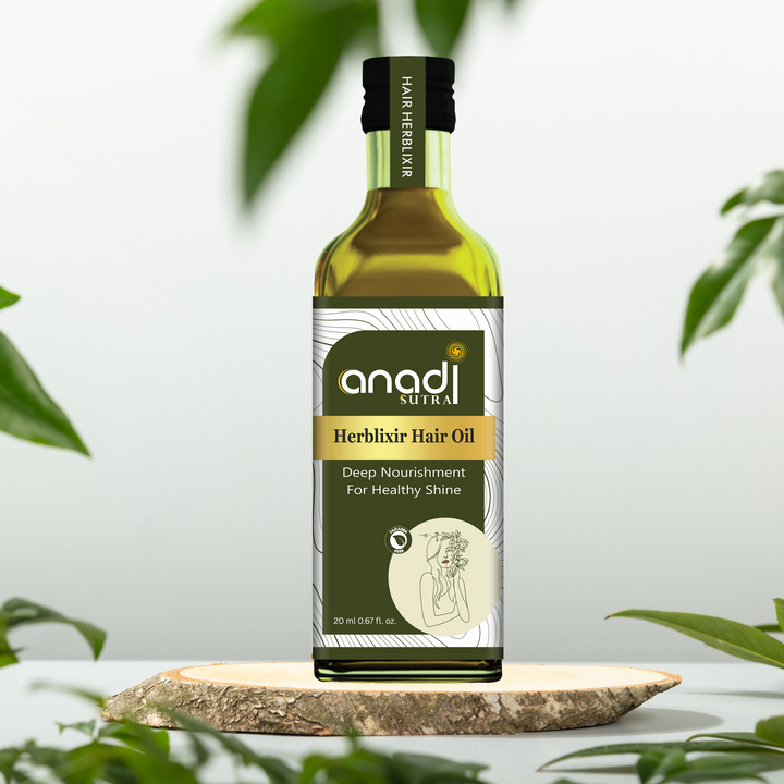 Herblixir Hair Oil 20 ml | 100% Pure Cold Crushed Oil |  Nature’s Deep Nourishment for Healthier Shine