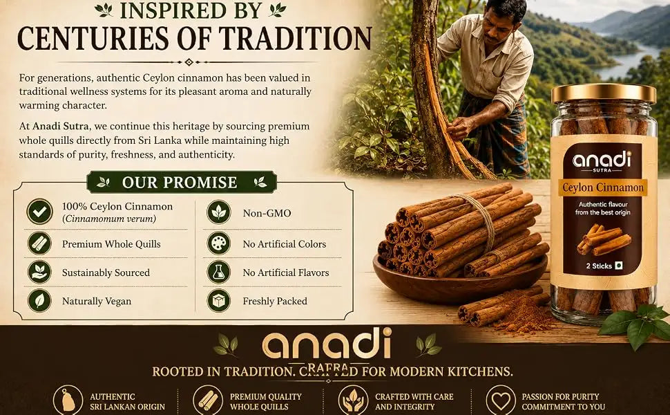 Ceylon Cinnamon Sticks | 2 Sticks