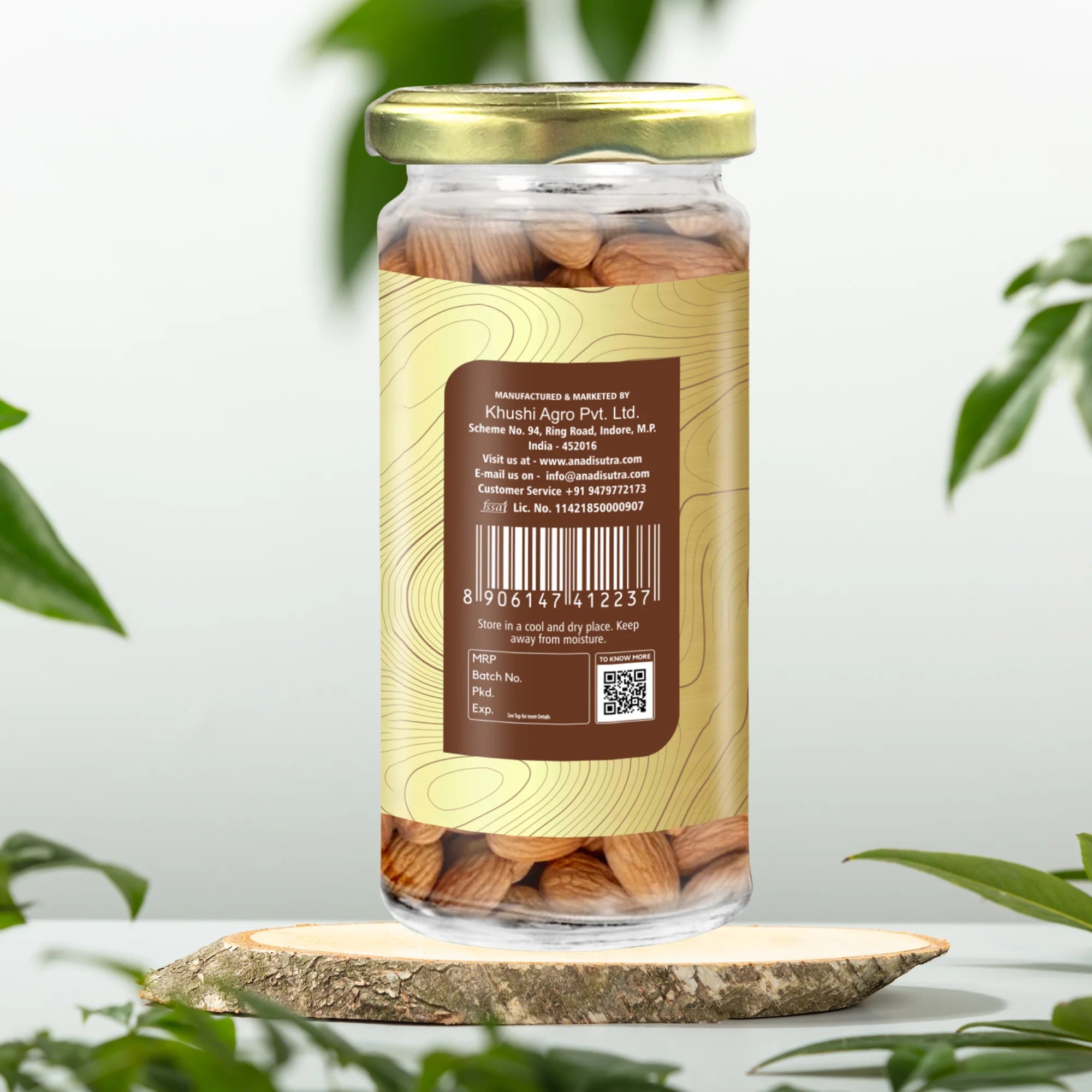 Indian Almonds 120 gm | Kashmiri Mamra Badam | High Oil Content | Memory Booster | Aids in Weight Loss